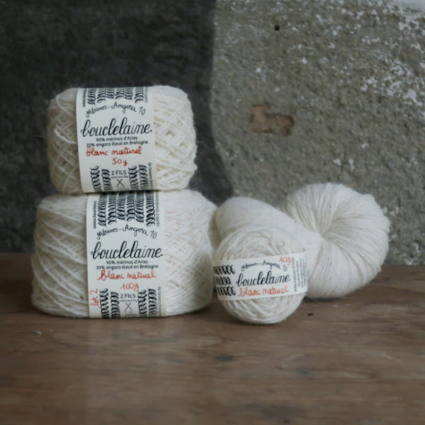 Pelote laine angora blanc - Bel Angora - Vente de laine Angora