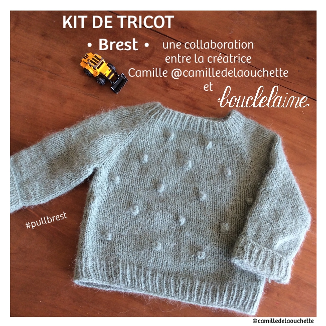 Pull à tricoter pour enfant - Kit tricot