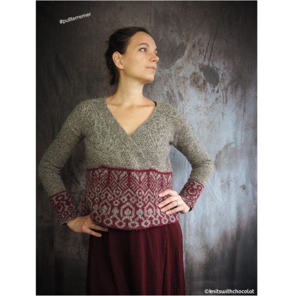 kit • Terre Mer • cache-coeur réversible dessiné par Armelle @knitswithchocolat – Image 7