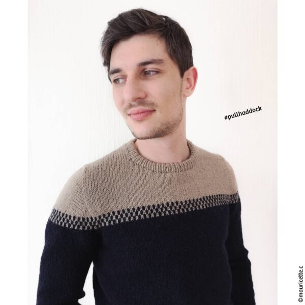 assortiment de fil • Haddock • pull homme dessiné par Caroline @mauricette.c – Image 4