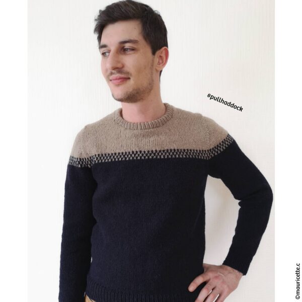 assortiment de fil • Haddock • pull homme dessiné par Caroline @mauricette.c – Image 5