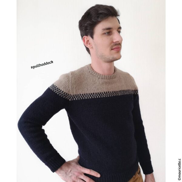 assortiment de fil • Haddock • pull homme dessiné par Caroline @mauricette.c – Image 6