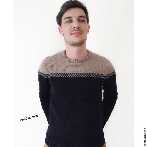 assortiment de fil • Haddock • pull homme dessiné par Caroline @mauricette.c – Image 7