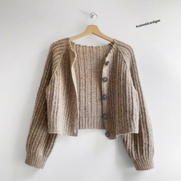 assortiment de fil • Cannelé • cardigan dessiné par Soumine @knits.pourmoi – Image 3
