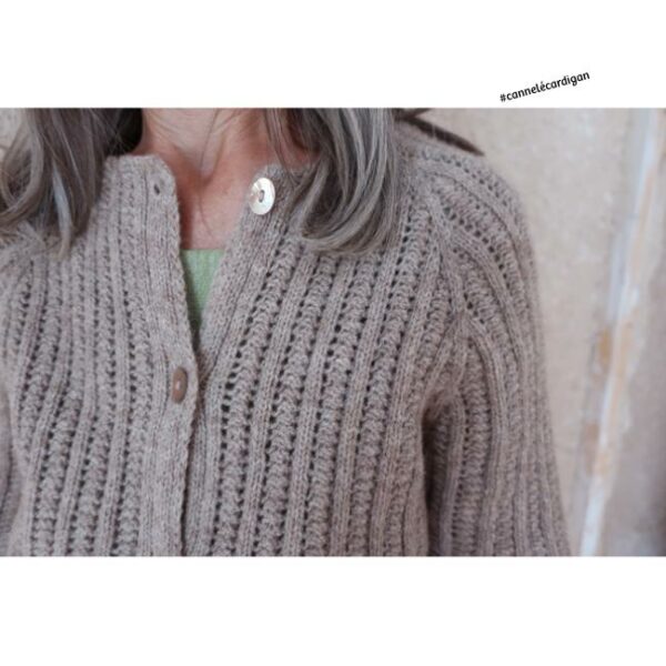 assortiment de fil • Cannelé • cardigan dessiné par Soumine @knits.pourmoi – Image 4