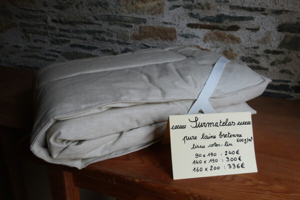 • surmatelas en laine • woolen mattress topper • – Image 6