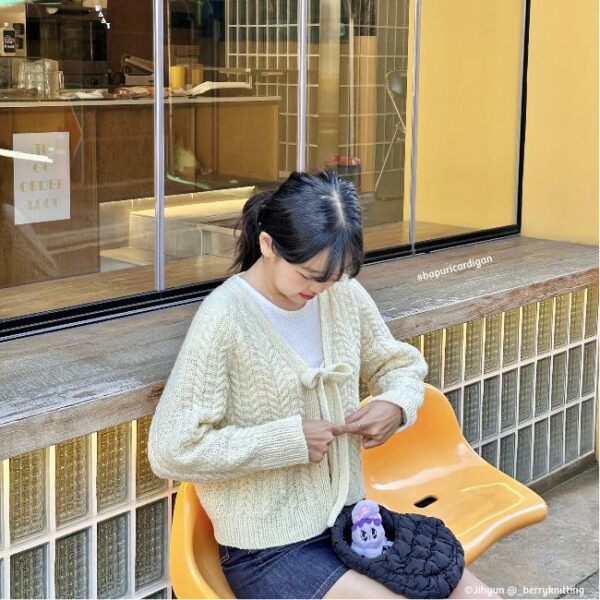 assortiment de fil • Bapuri • cardigan dessiné par Jihyun @_berryknitting – Image 10