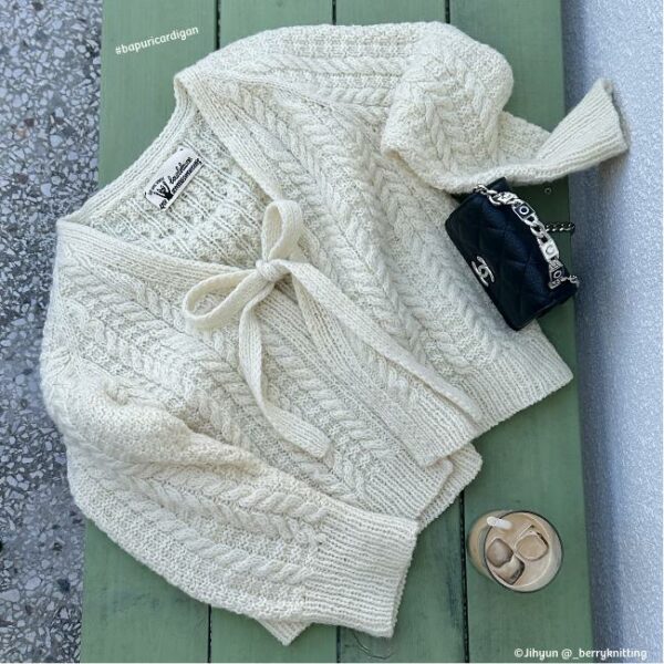 assortiment de fil • Bapuri • cardigan dessiné par Jihyun @_berryknitting – Image 11