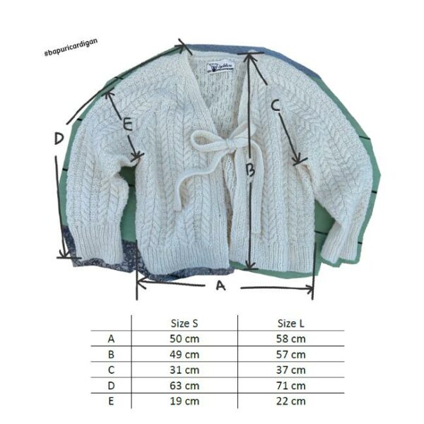 assortiment de fil • Bapuri • cardigan dessiné par Jihyun @_berryknitting – Image 13